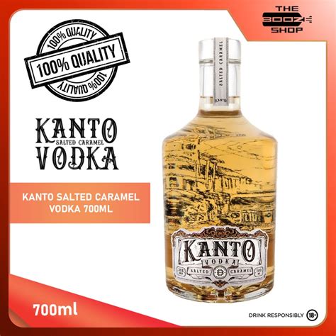 Kanto Salted Caramel Vodka 700ml .